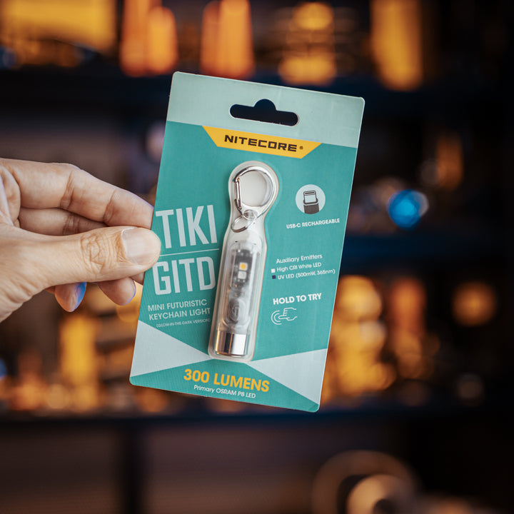TIKI (GREEN Glow In The Dark) - 300 lumens