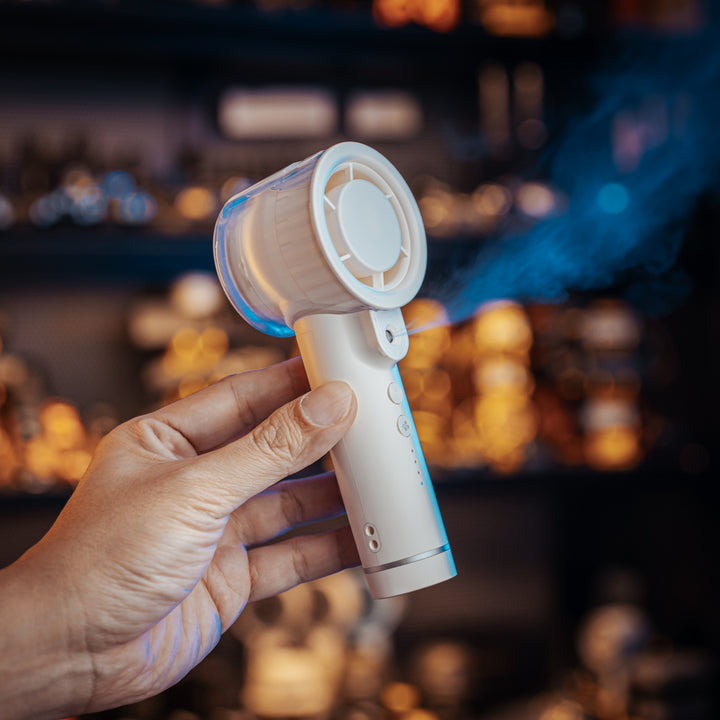 izzCool 20 (White) - Handheld Air Conditioner Fan (2,000mAh)
