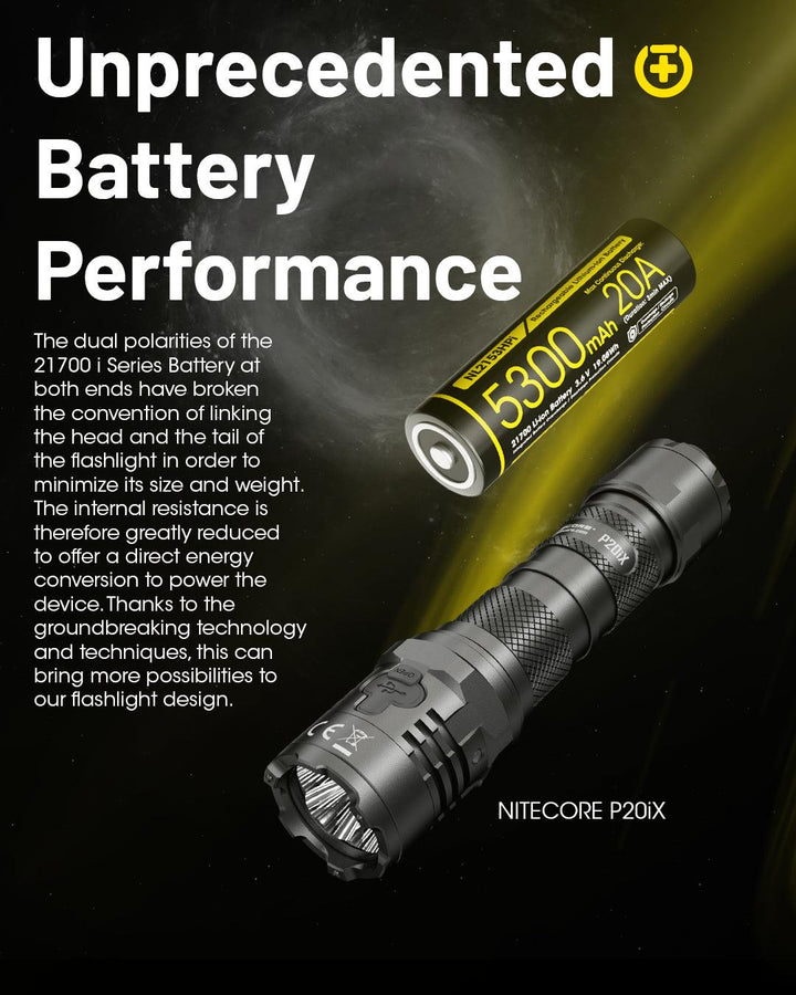 NL2153HPi (21700 - 5300mAh - 20A) - Nitecore Singapore