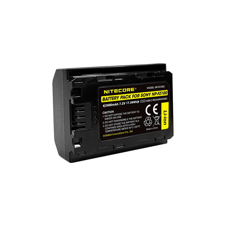 NP-FZ100C (2400mAh) Battery Pack for Sony