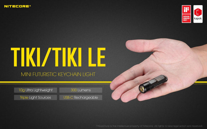 TIKI - 300 lumens - Nitecore Singapore