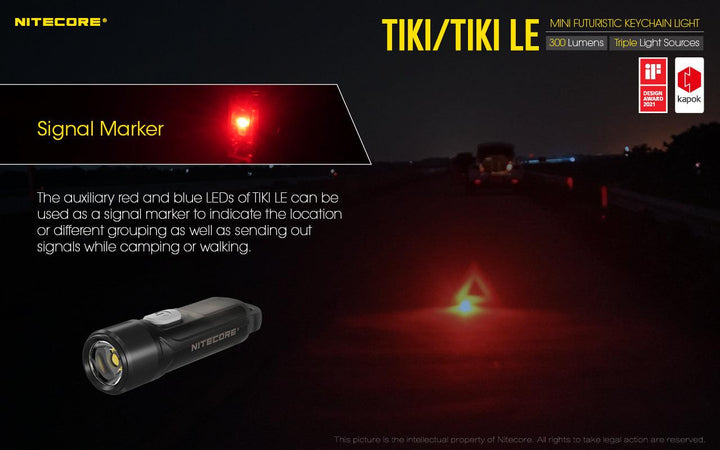 TIKI - 300 lumens - Nitecore Singapore