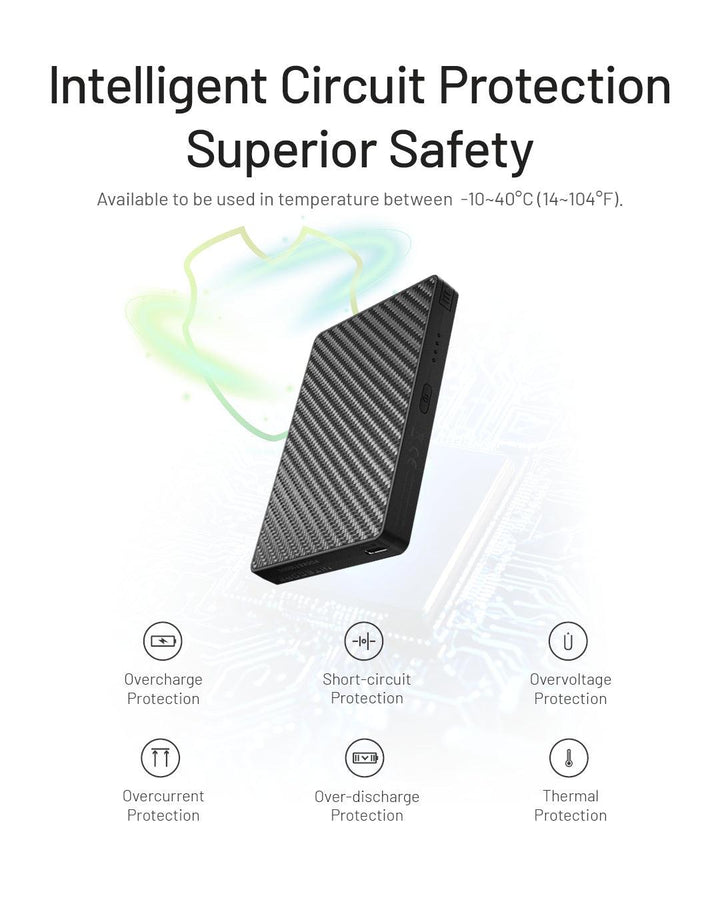 Pocket 1000 (10,000mAh 3A 22.5W) - Nitecore Singapore