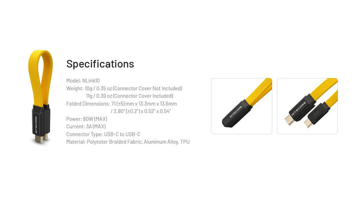 NLink10 (60W USB-C Magnetic Fast Charging Cable)