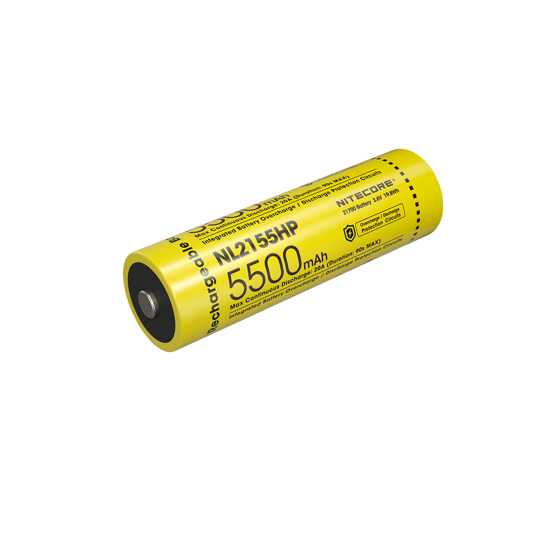 Nitecore NL2155HP 21700 5500mAh high performance battery - Nitecore Singapore