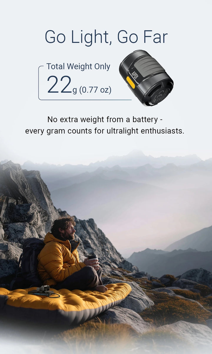 AP01 - Ultralight Electric Air Pump (2.8 kPa)