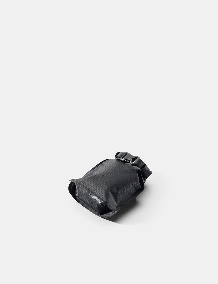 Matador FlatPak Travel Soap Bar Case (V2) in Black - black soap bar case on a white background