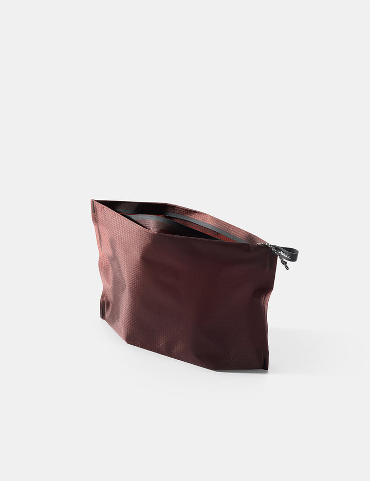 Matador FlatPak Zipper Toiletry Case (V2) in Garnet - view 3