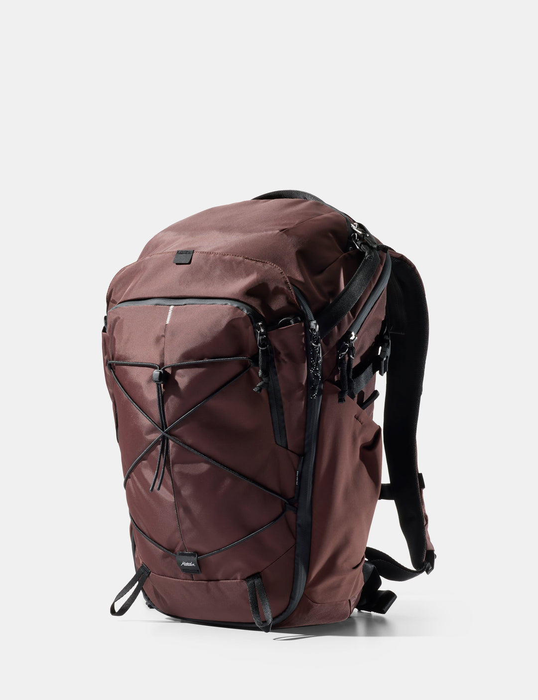 Matador 24L Adventure Pack in Garnet - garnet backpack with black straps on a white background