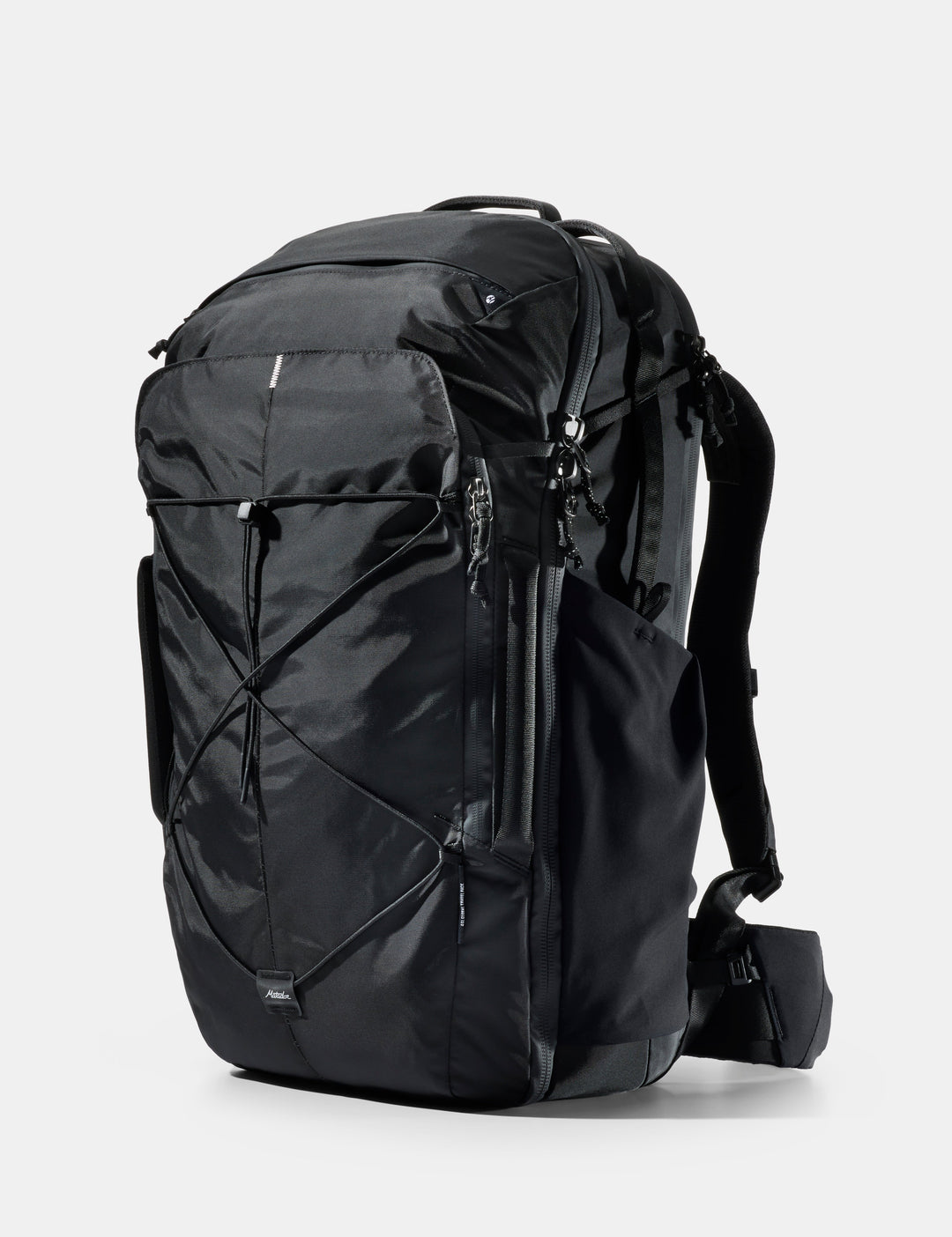 Matador 45L Global Travel Pack in Black - black backpack on a white background