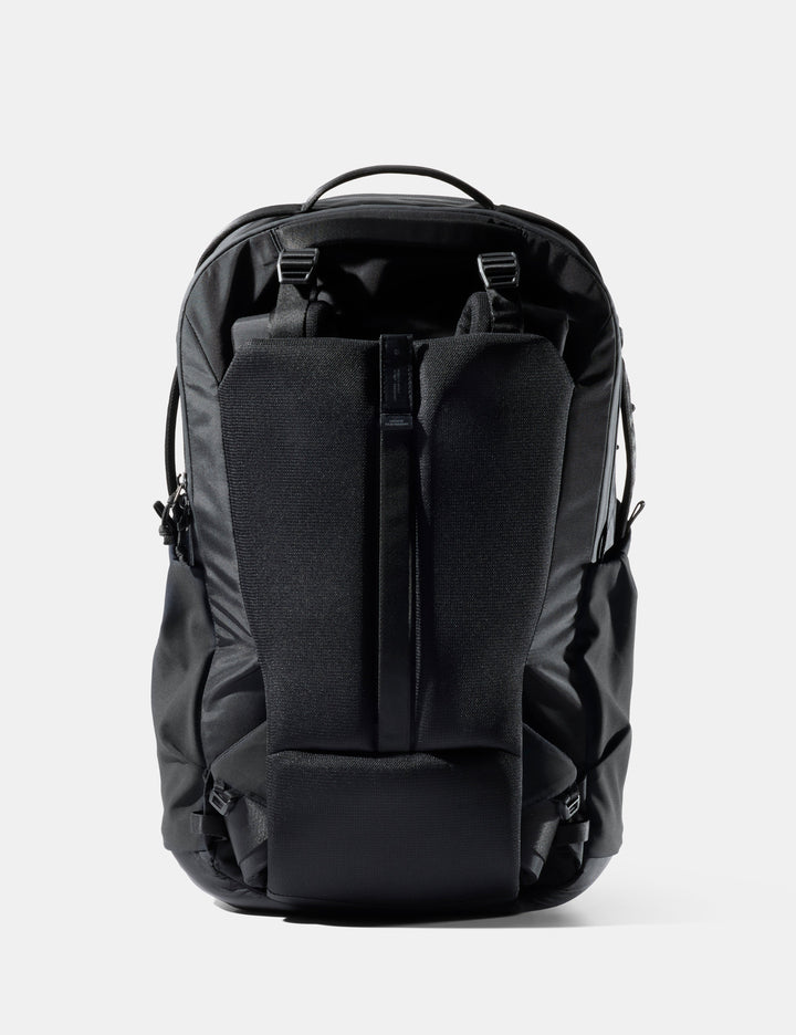 Matador 45L Global Travel Pack in Black - black backpack on a white background