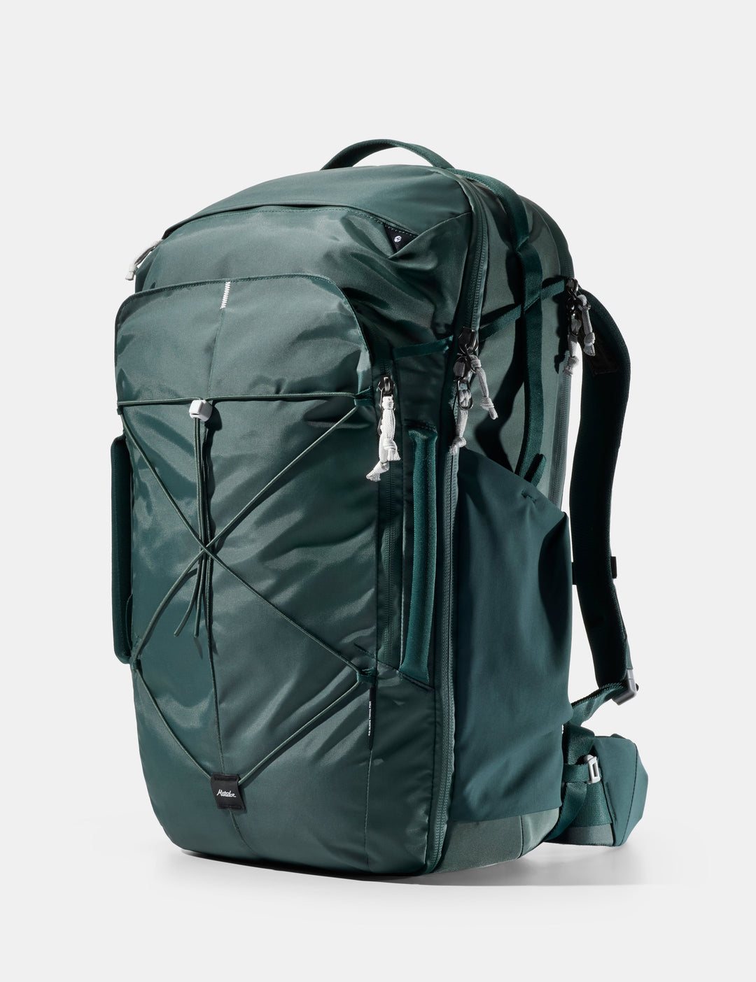Matador 45L Global Travel Pack in Juniper - green backpack on a white background