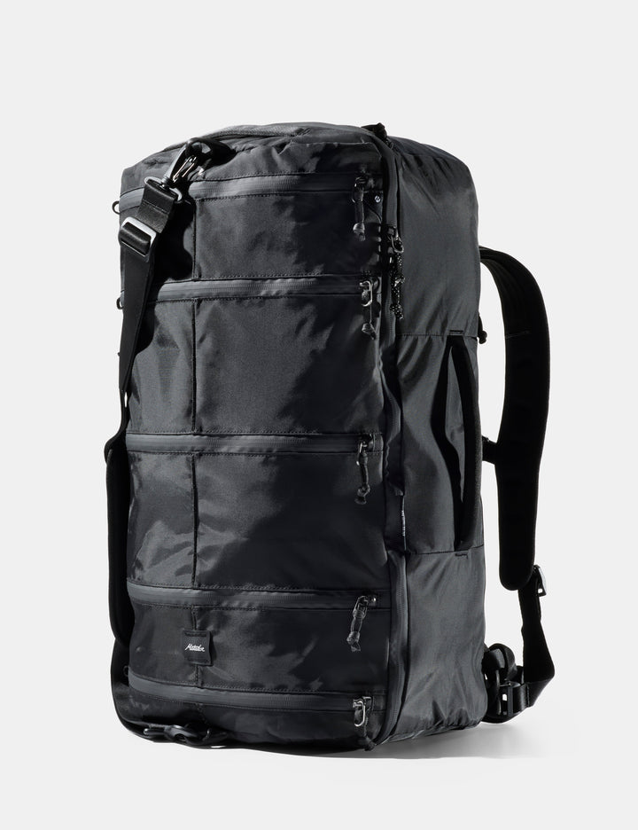 Matador 45L SEG Hybrid Travel Pack in Black - black backpack on a white background