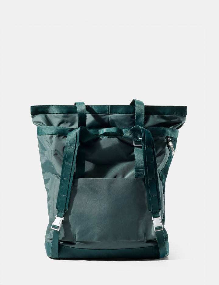 Matador 24L Tote Pack in Juniper - green tote pack on a white background