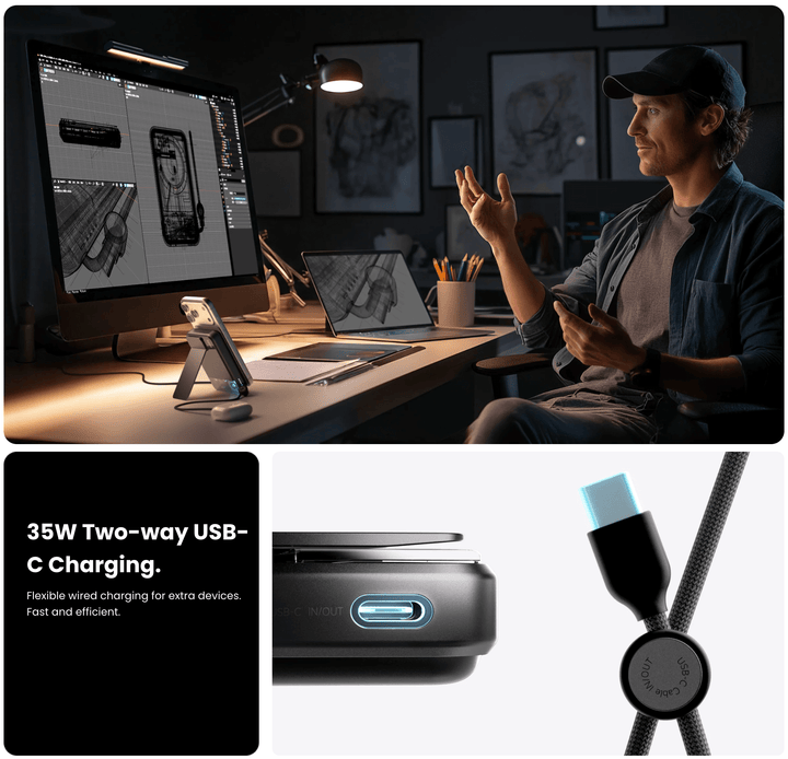 Sharge ICEMAG 3 (10,000mAh 3A 35W Qi2 Wireless)