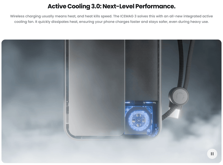 Sharge ICEMAG 3 (10,000mAh 3A 35W Qi2 Wireless)