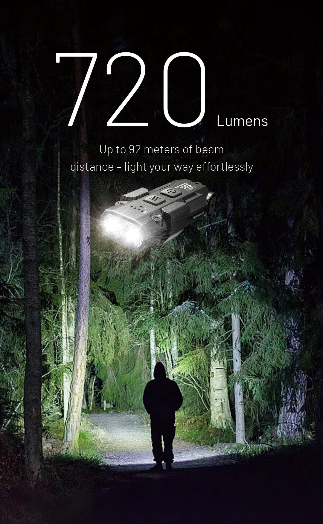 TIP 3 (Black) - 720 lumens