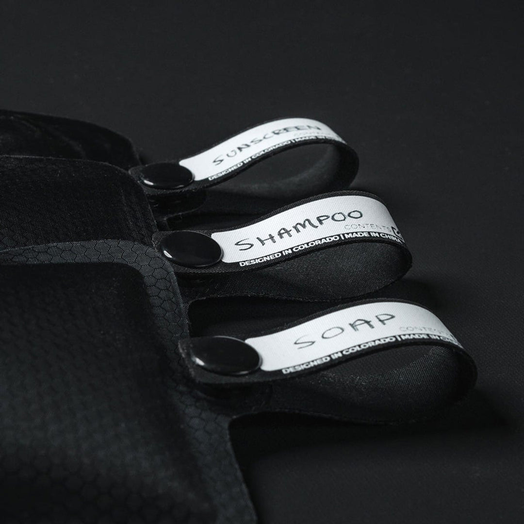FlatPak Toiletry Bottles 3-Pack (Charcoal/Slate/Sage)