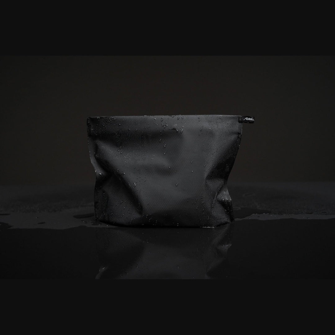 FlatPak Zipper Toiletry Case in use