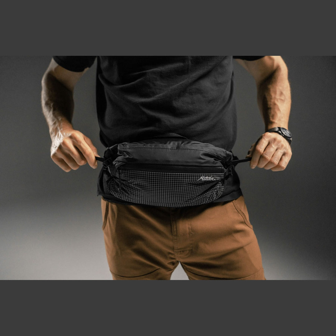 Freerain Hip Pack in use