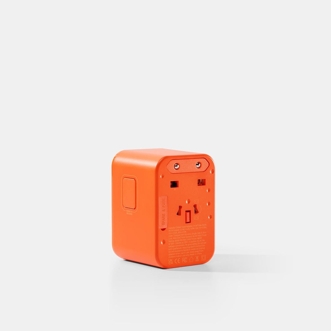 Matador Global Travel Adapter - Orange