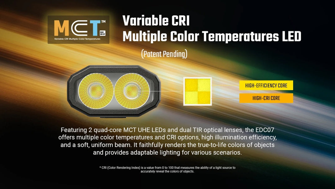 EDC07 (Tan) - 1500 lumens