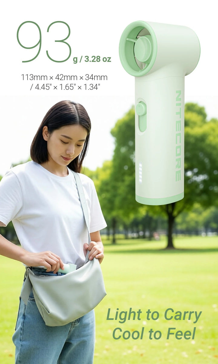 NEF01 LITE - Mini Handheld Fan (2,600mAh)