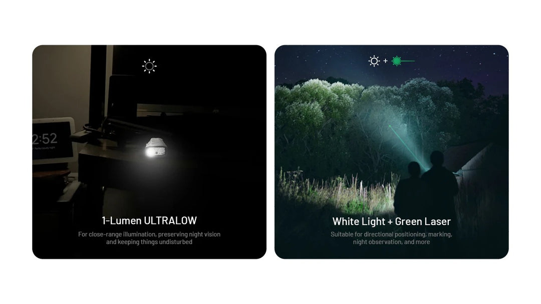 EDC17 - 1500 lumens (UV+Green Laser)