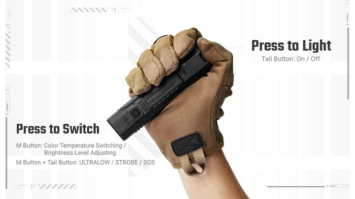 EDC07 (Black) - 1500 lumens