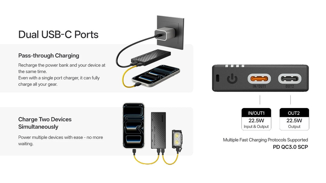 NB10000 Carbon Fiber Energy Brick (10,000mAh 3A GEN4)