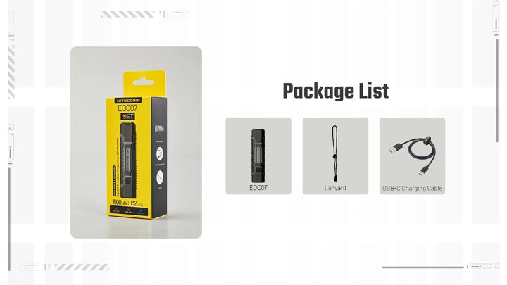 EDC07 (Tan) - 1500 lumens