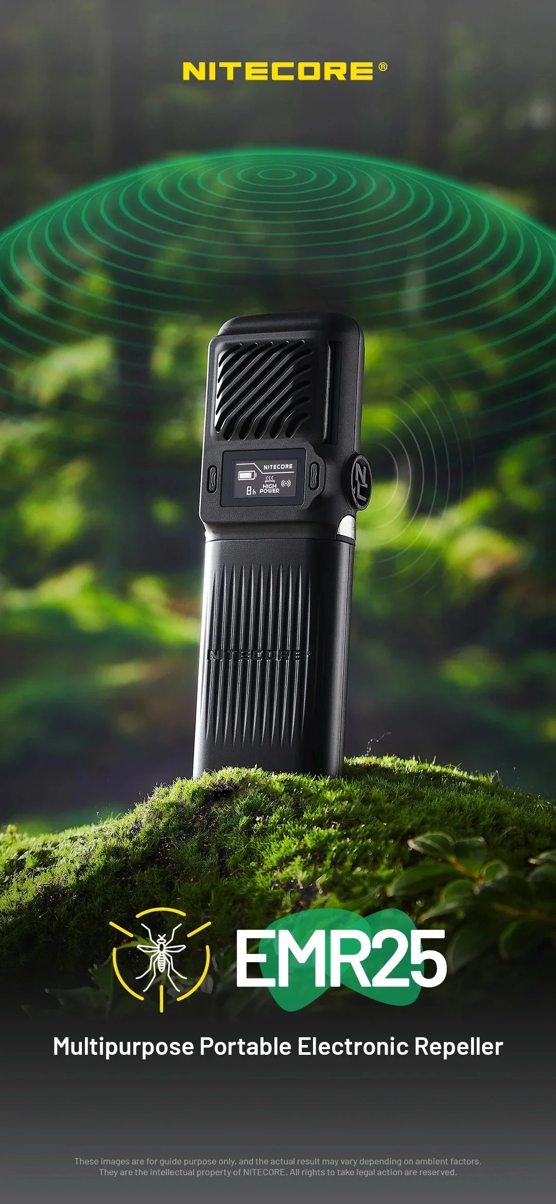 EMR25 3-in-1 Electronic Mosquito Repellent