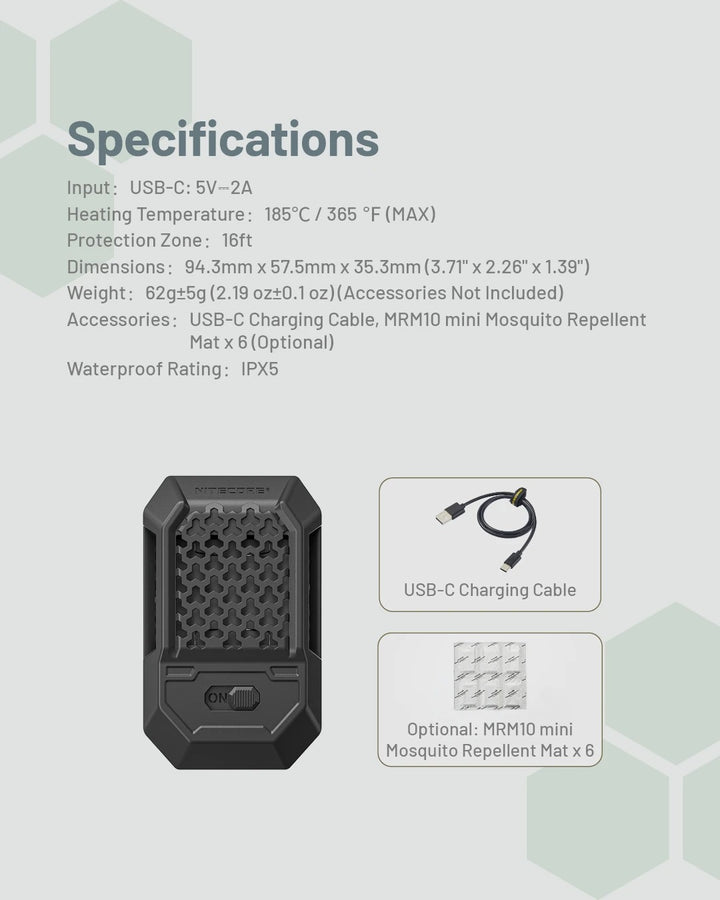 EMR15 Portable Electronic Mosquito Repellent
