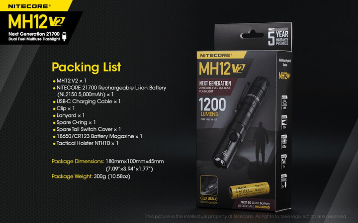 MH12 V2 - 1200 lumens