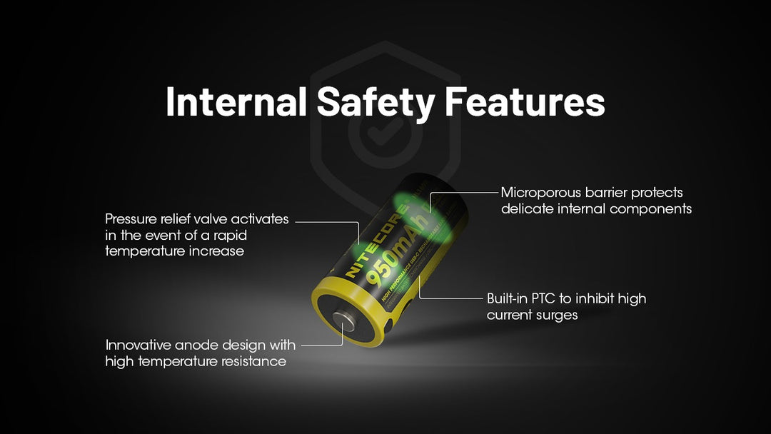 NL169R (16340 - 950mAh - 2A)