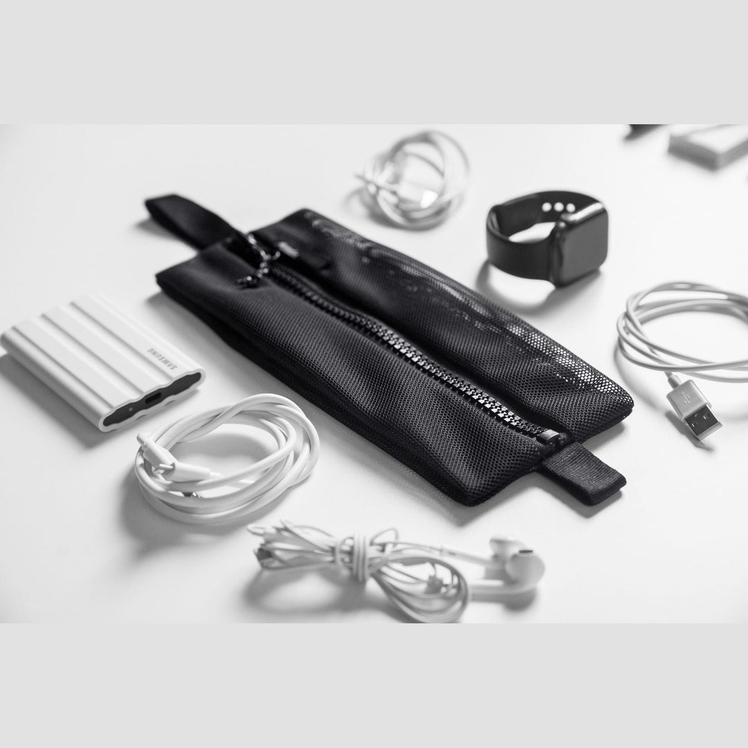 Mesh Organizer Bag Set in use
