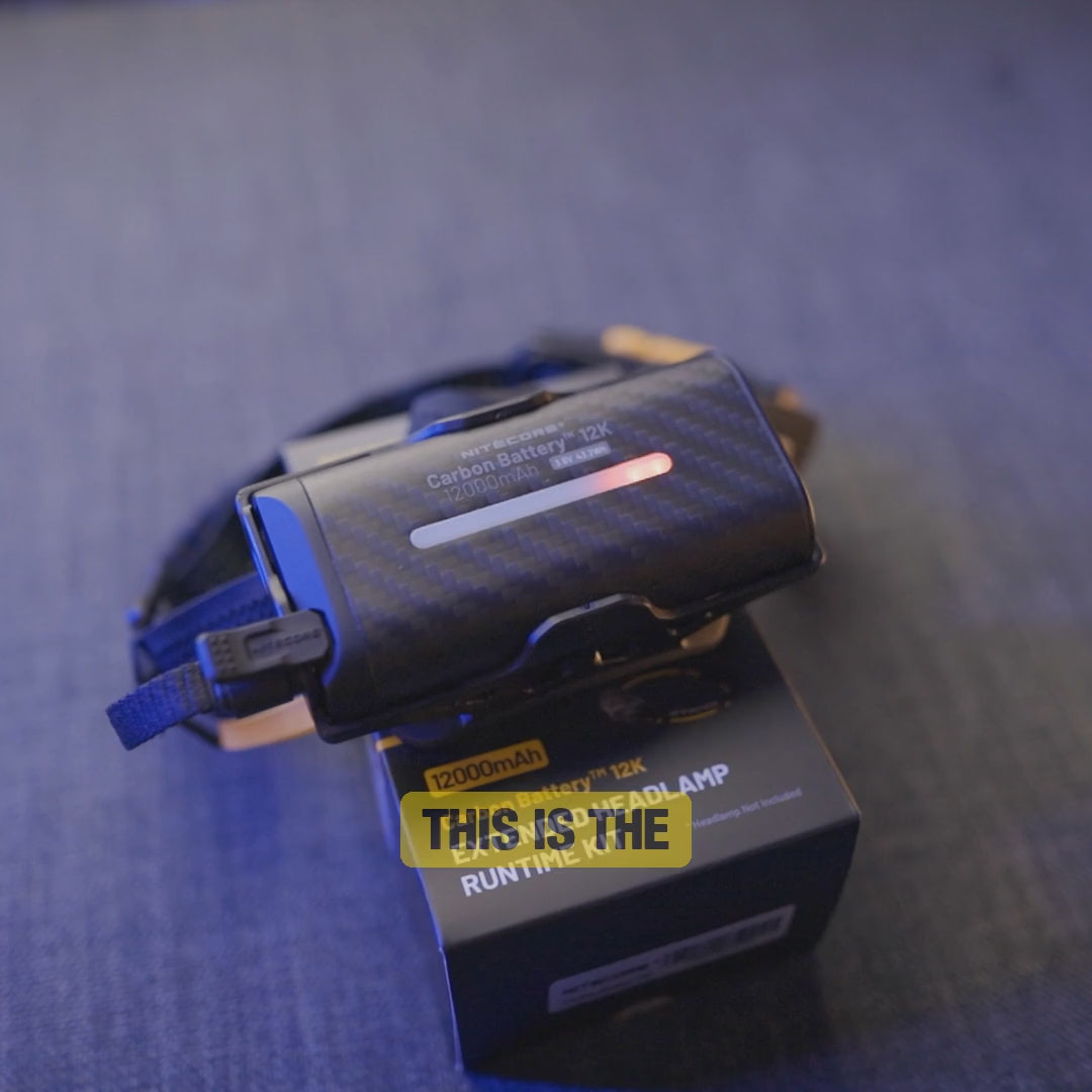 Nitecore Carbon 12K Headband Kit - product video
