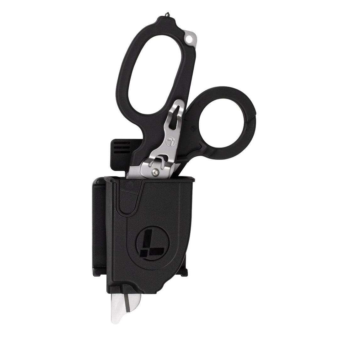 Leatherman Raptor Rescue - Black in the utility holster - Nitecore Singapore