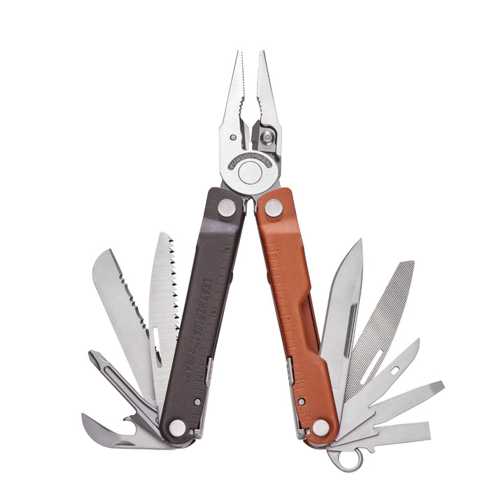 Leatherman Rebar - Burnt Sienna, tools fanned open - Nitecore Singapore