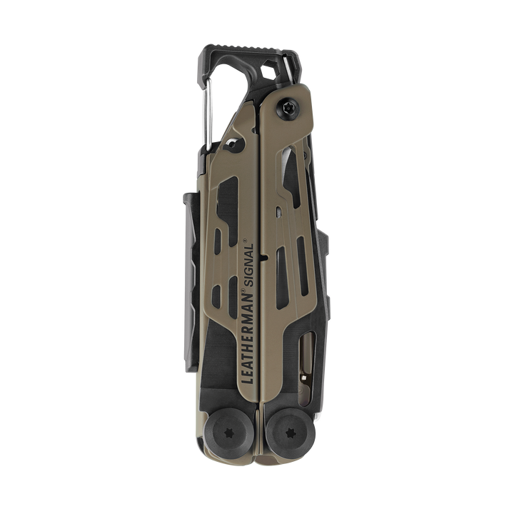 Leatherman Signal - closed front, Coyote - Nitecore Singapore