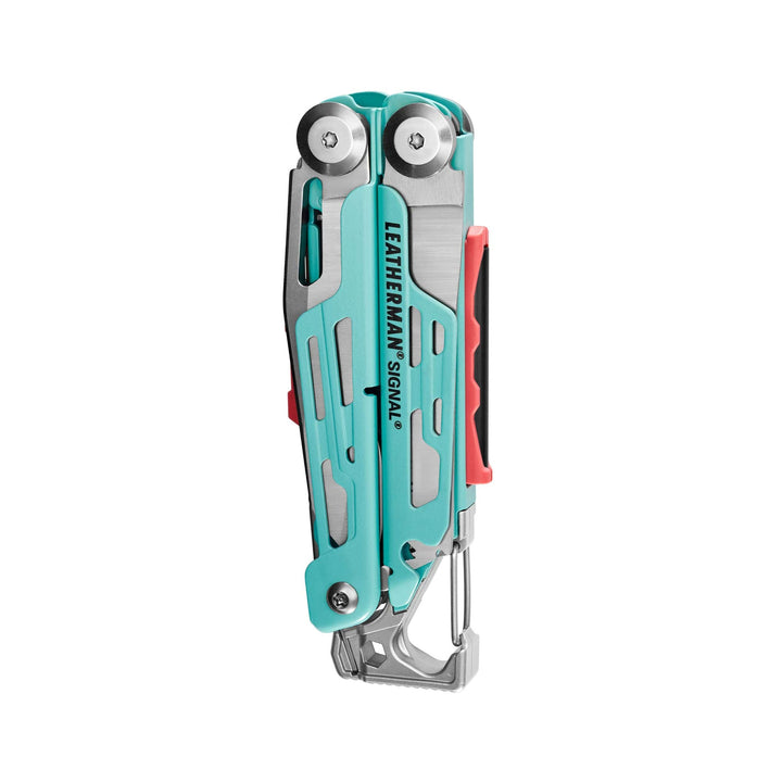 Leatherman Signal - closed front, Aqua Silver - Nitecore Singapore