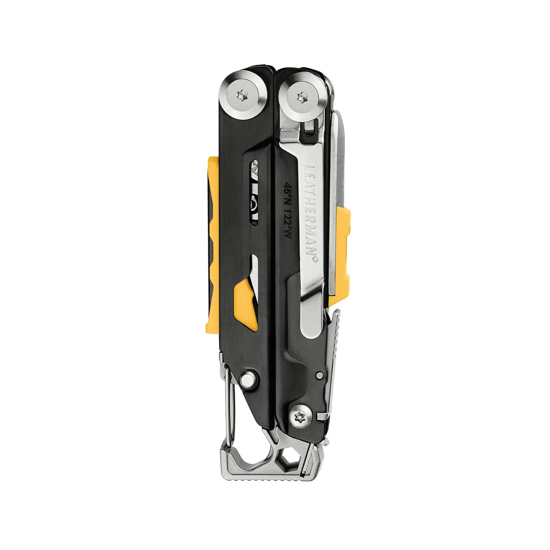 Leatherman Signal - closed back, black and stainless - Nitecore Singapore