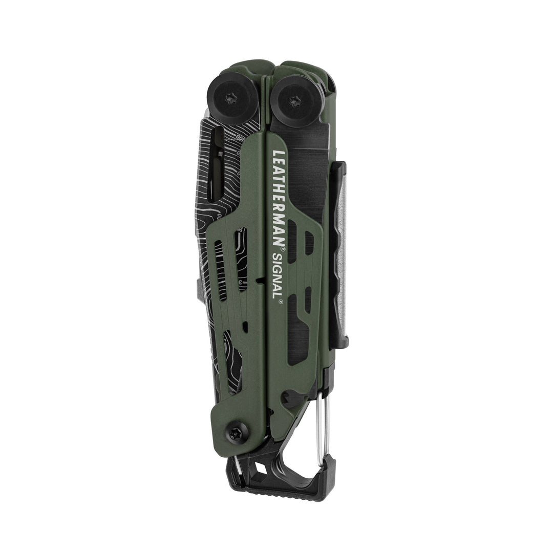 Leatherman Signal - closed front, Green Topo - Nitecore Singapore