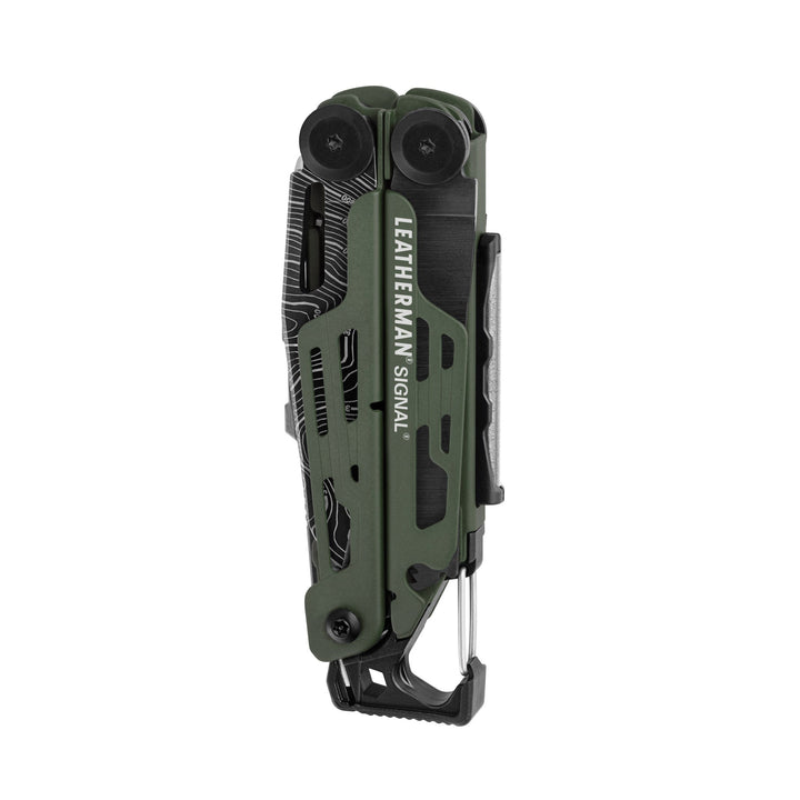 Leatherman Signal - closed front, Green Topo - Nitecore Singapore