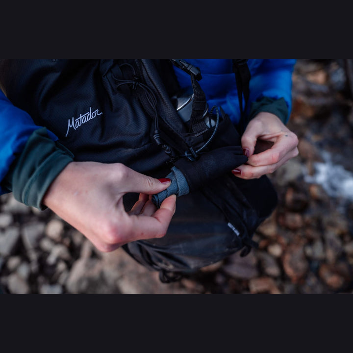 Ultralight Travel Towel Small in use