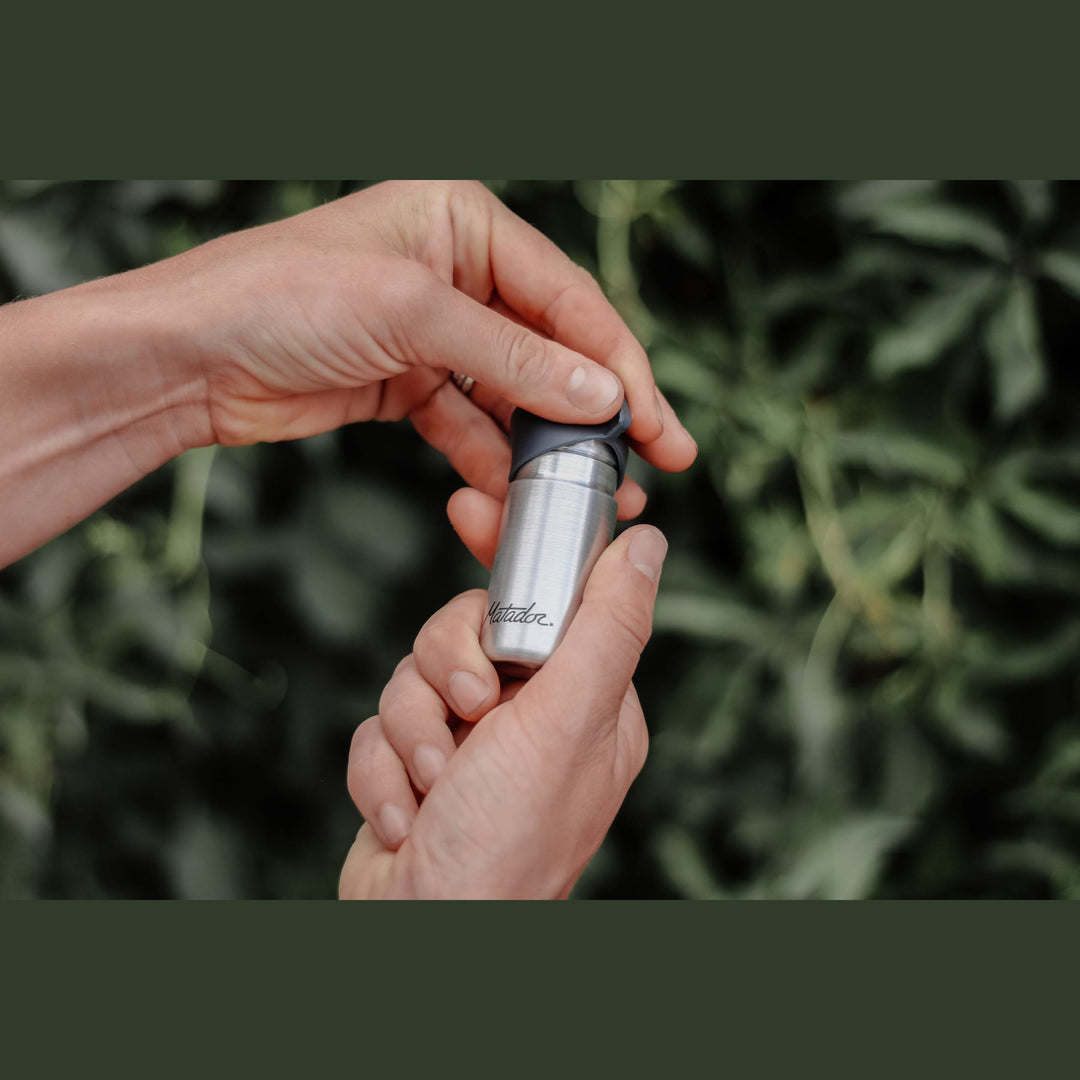 Waterproof Travel Canister 40ml in use