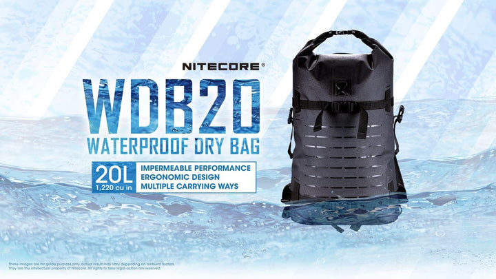WDB20 - Waterproof Dry Bag 20L - Nitecore Singapore